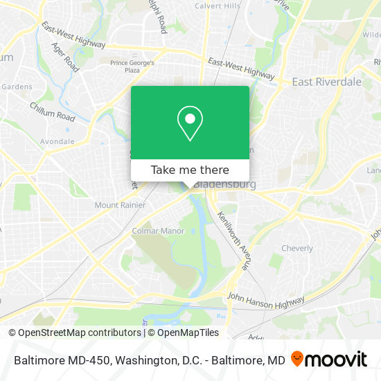 Mapa de Baltimore MD-450
