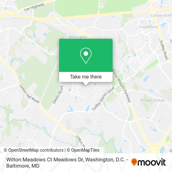 Mapa de Wilton Meadows Ct Meadows Dr