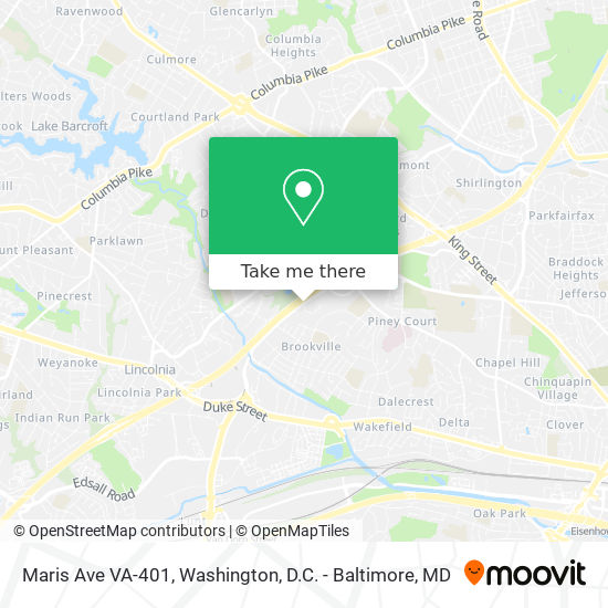 Maris Ave VA-401 map