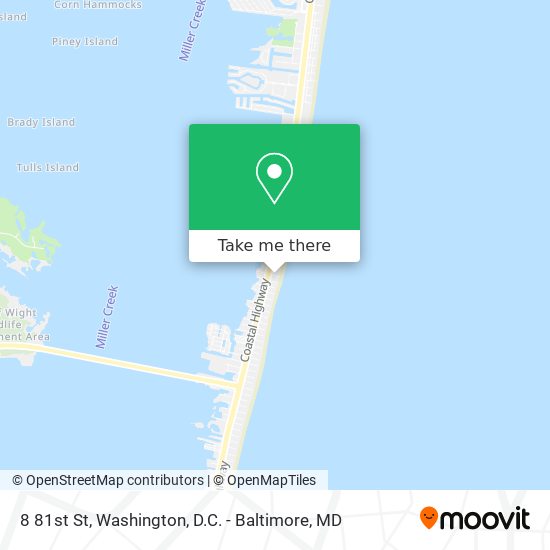 Mapa de 8 81st St