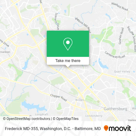 Frederick MD-355 map