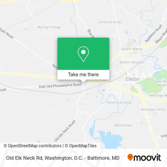 Old Elk Neck Rd map