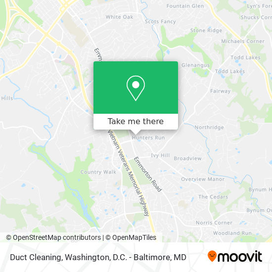 Mapa de Duct Cleaning