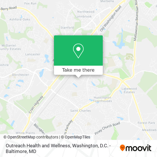 Mapa de Outreach Health and Wellness