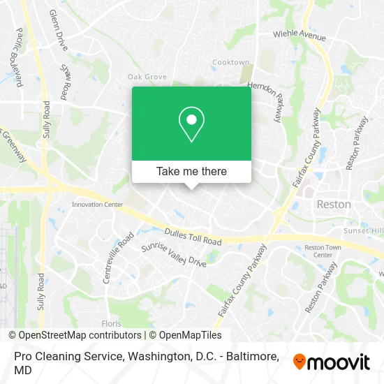 Pro Cleaning Service map
