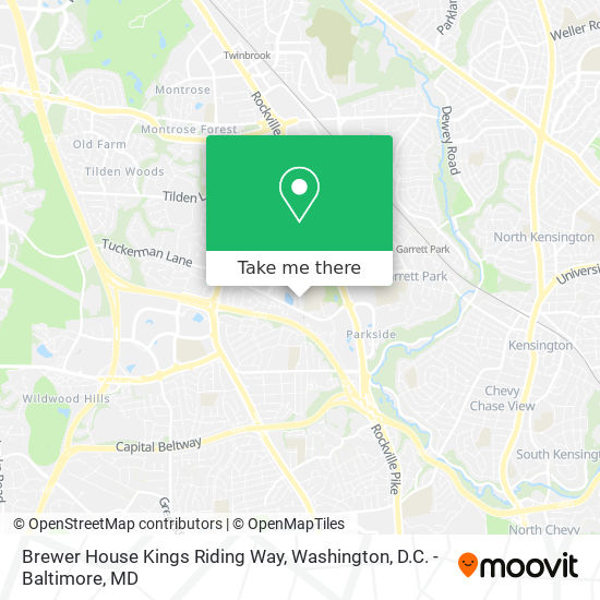 Brewer House Kings Riding Way map
