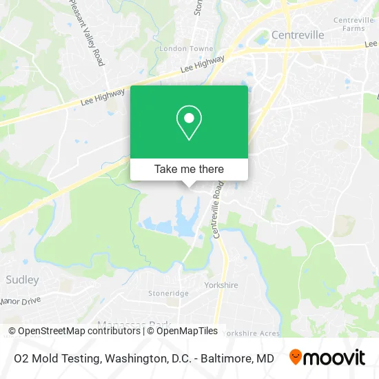 O2 Mold Testing map