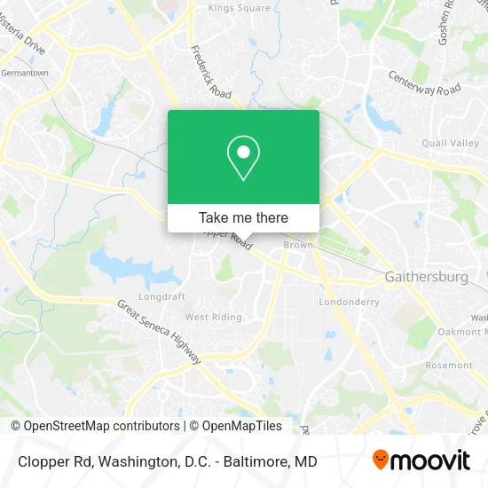 Mapa de Clopper Rd