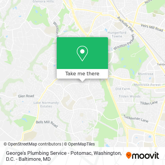 Mapa de George's Plumbing Service - Potomac