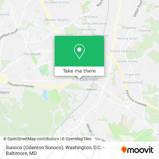 Mapa de Sunoco (Odenton Sunoco)