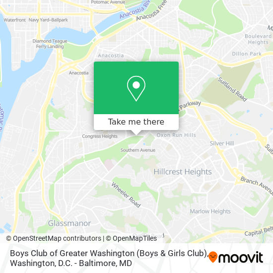 Boys Club of Greater Washington (Boys & Girls Club) map
