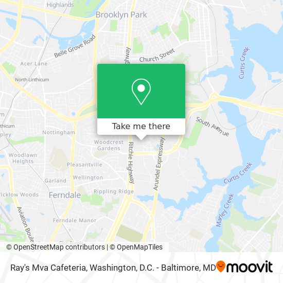 Mapa de Ray's Mva Cafeteria
