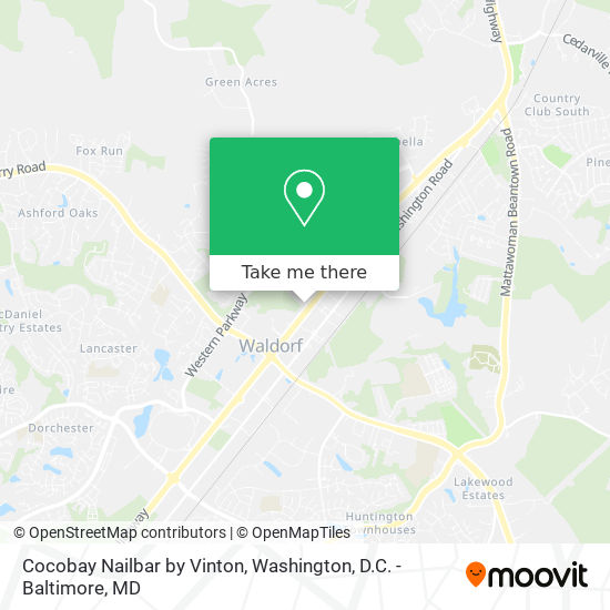 Cocobay Nailbar by Vinton map