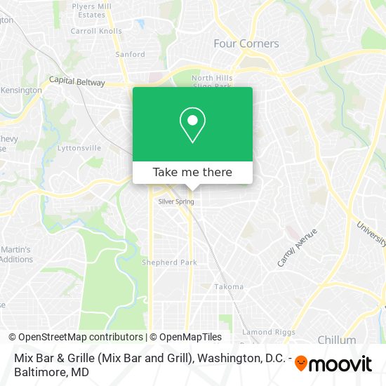 Mix Bar & Grille (Mix Bar and Grill) map