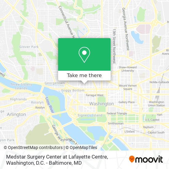 Medstar Surgery Center at Lafayette Centre map