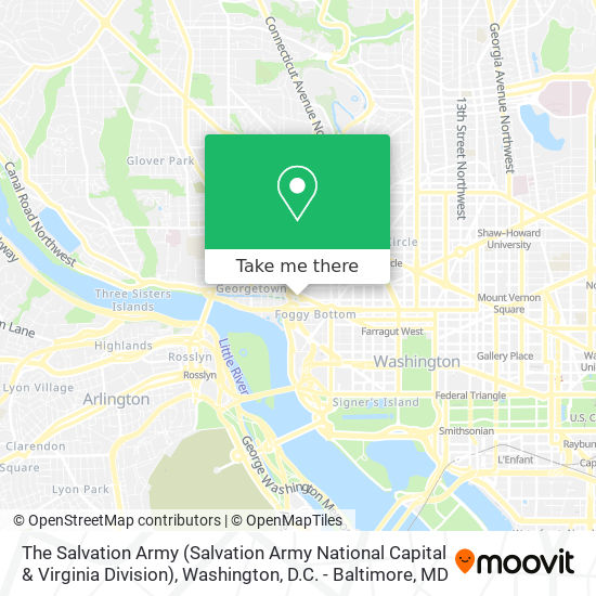 The Salvation Army (Salvation Army National Capital & Virginia Division) map