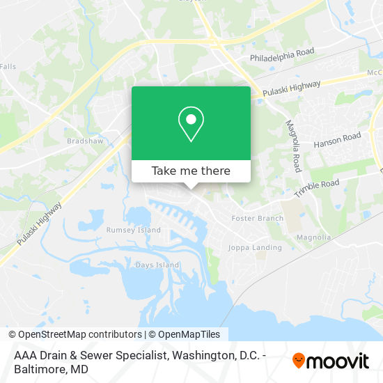 AAA Drain & Sewer Specialist map