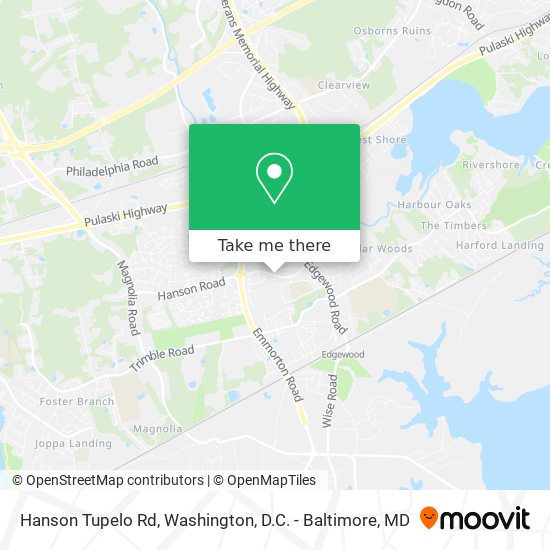 Mapa de Hanson Tupelo Rd
