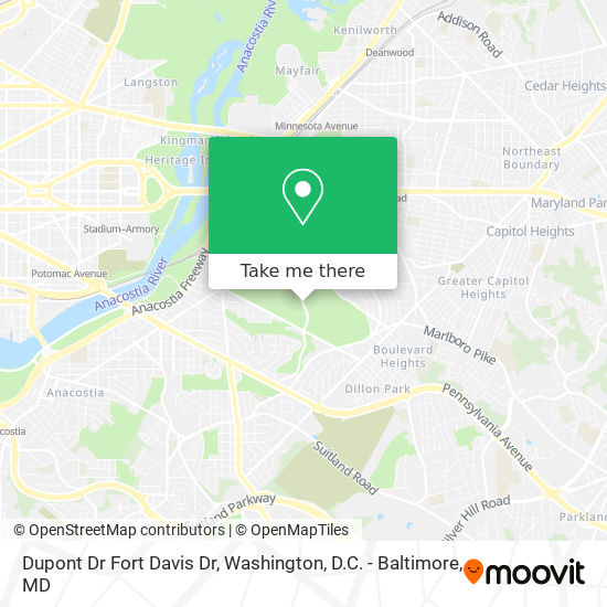 Dupont Dr Fort Davis Dr map