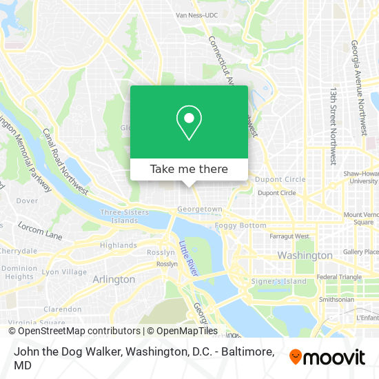 Mapa de John the Dog Walker