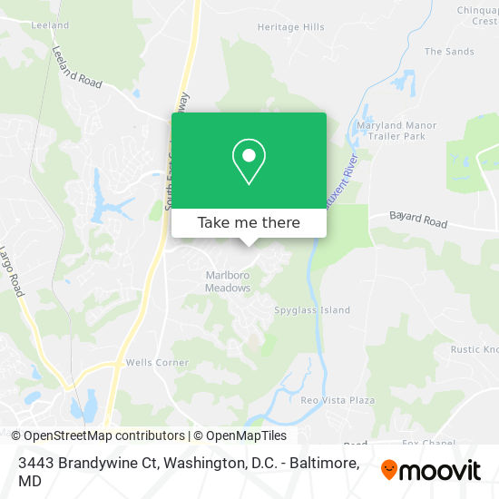 Mapa de 3443 Brandywine Ct