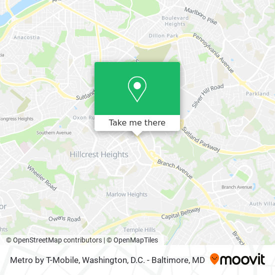 Metro by T-Mobile map