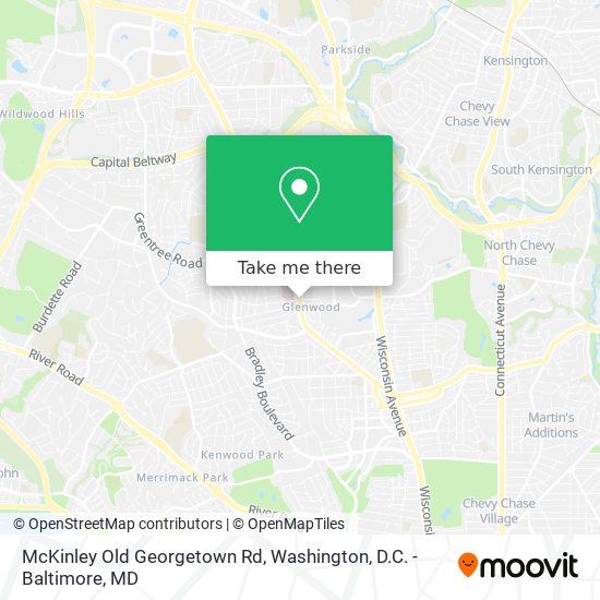 McKinley Old Georgetown Rd map