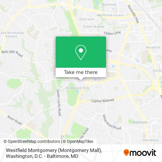 Westfield Montgomery (Montgomery Mall) map