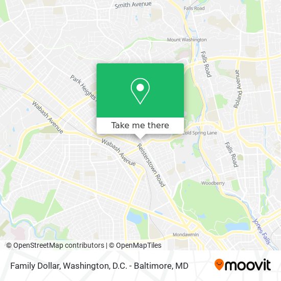 Mapa de Family Dollar