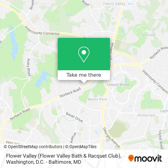 Flower Valley (Flower Valley Bath & Racquet Club) map