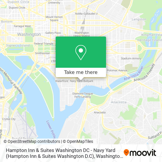 Hampton Inn & Suites Washington DC - Navy Yard (Hampton Inn & Suites Washington D.C) map