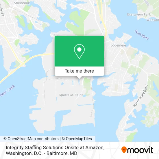 Mapa de Integrity Staffing Solutions Onsite at Amazon