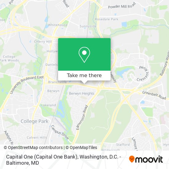 Mapa de Capital One (Capital One Bank)
