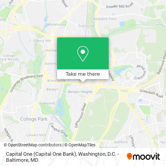 Capital One (Capital One Bank) map