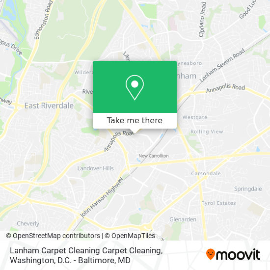 Mapa de Lanham Carpet Cleaning Carpet Cleaning