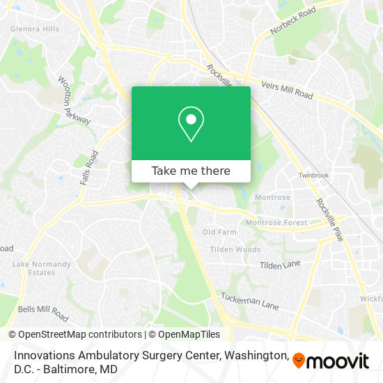 Mapa de Innovations Ambulatory Surgery Center