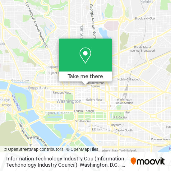 Information Technology Industry Cou (Information Techonology Industry Council) map