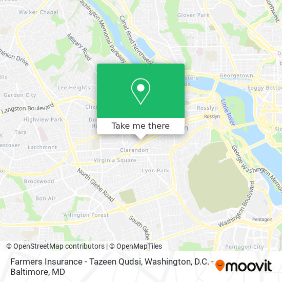 Farmers Insurance - Tazeen Qudsi map