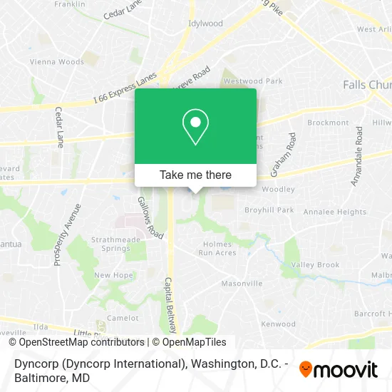 Dyncorp (Dyncorp International) map