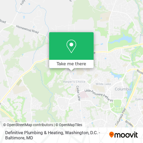 Definitive Plumbing & Heating map