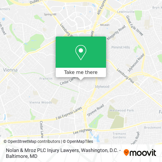 Nolan & Mroz PLC Injury Lawyers map