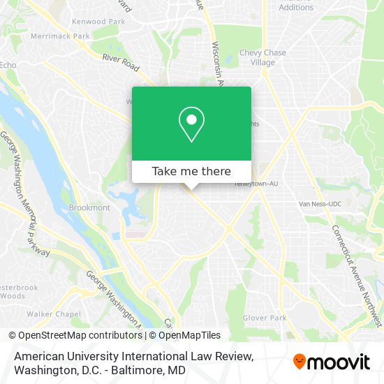 Mapa de American University International Law Review