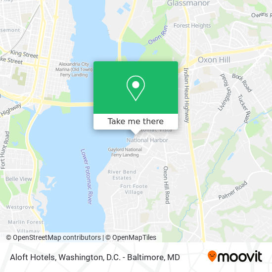 Aloft Hotels map