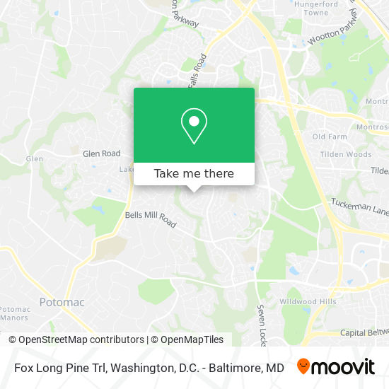 Fox Long Pine Trl map