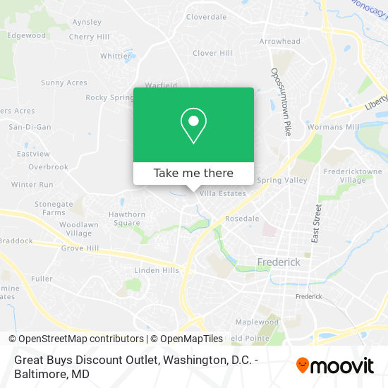 Great Buys Discount Outlet map