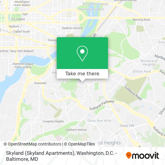Mapa de Skyland (Skyland Apartments)