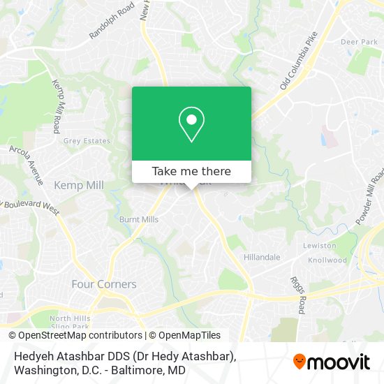 Hedyeh Atashbar DDS (Dr Hedy Atashbar) map