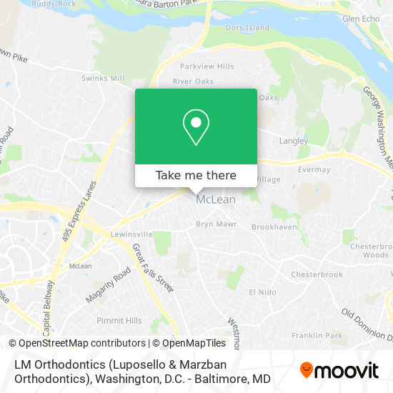 Mapa de LM Orthodontics (Luposello & Marzban Orthodontics)