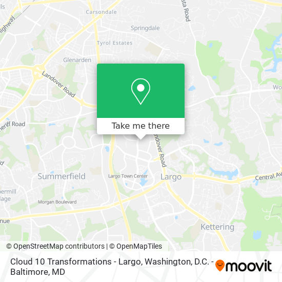 Cloud 10 Transformations - Largo map