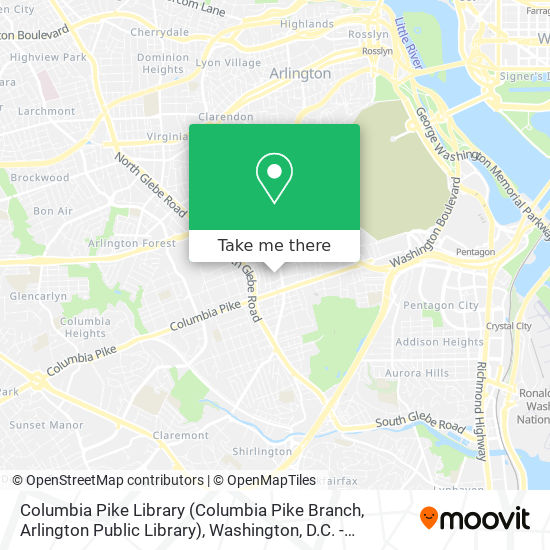 Columbia Pike Library (Columbia Pike Branch, Arlington Public Library) map